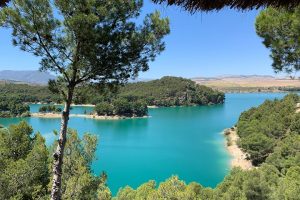 Reservoir,In,El,Chorro,,Malaga,Province,,Spain.,Embalse